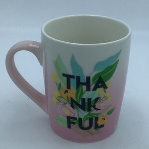 Starbucks 2020 Pink Floral Thankful 10 oz Mug